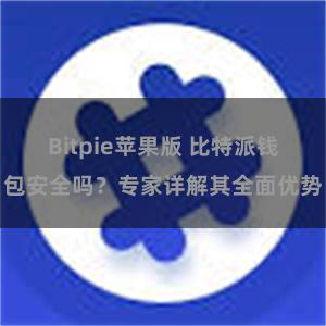 Bitpie苹果版 比特派钱包安全吗？专家详解其全面优势