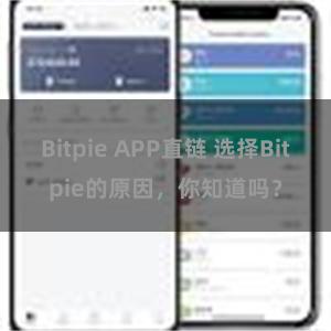 Bitpie APP直链 选择Bitpie的原因，你知道吗？