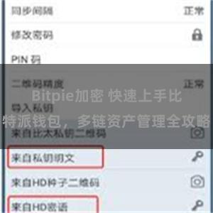 Bitpie加密 快速上手比特派钱包，多链资产管理全攻略