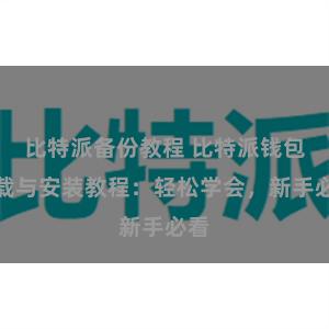 比特派备份教程 比特派钱包下载与安装教程：轻松学会，新手必看