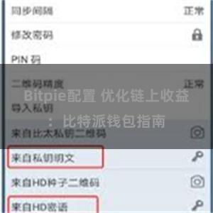 Bitpie配置 优化链上收益：比特派钱包指南