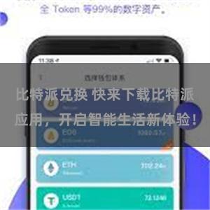 比特派兑换 快来下载比特派应用，开启智能生活新体验！